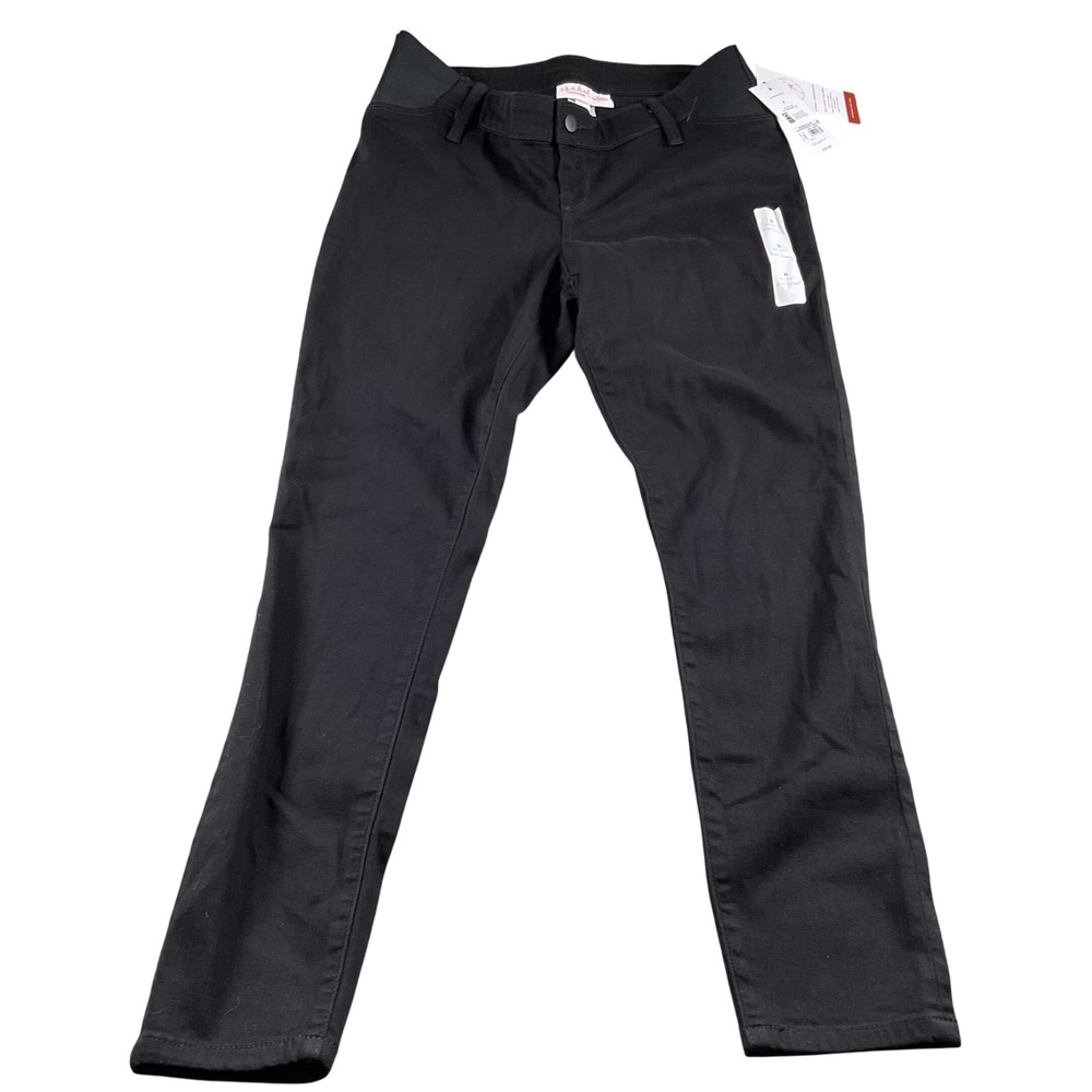 Isabel Maternity‎ Black Skinny Leggings Size 6 Pre Pregnancy Panel NWT